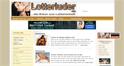 Desktop Screenshot of lotterluder.com